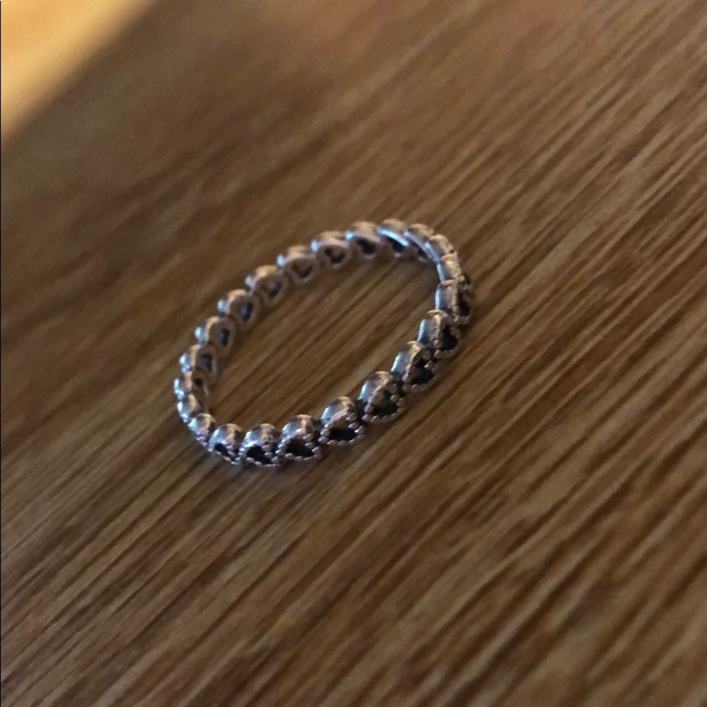 Heart pandora ring perfect condition!